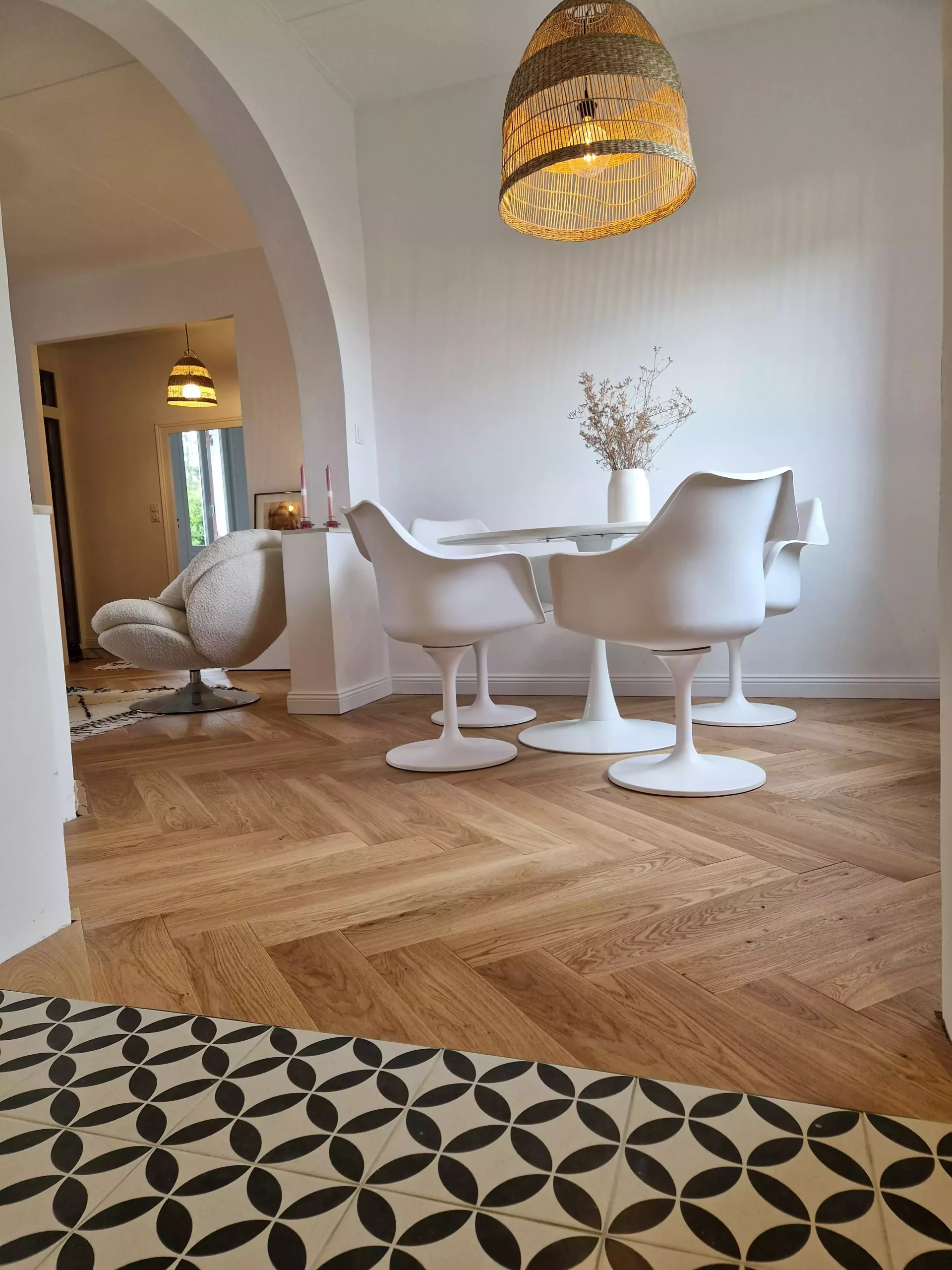 Parquet contrecollé Bâton Rompu Chêne Vendôme